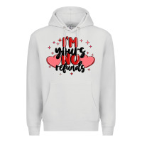Dove Grey i'm yours no refunds Premium Hoodie - MaliasSmallBusiness