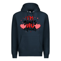 Navy i'm yours no refunds Premium Hoodie - MaliasSmallBusiness