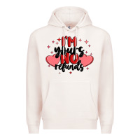 Pale Pink i'm yours no refunds Premium Hoodie - MaliasSmallBusiness