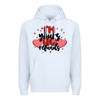 White i'm yours no refunds Premium Hoodie - MaliasSmallBusiness