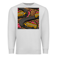 Dove Grey flower leopard school bus seamless pattern Premium Sweatshirt - BundleAndBundleShop