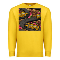 Lemon flower leopard school bus seamless pattern Premium Sweatshirt - BundleAndBundleShop