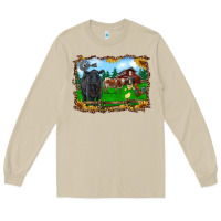 Mushroom western barnyard black angus cattle longhorn rooster and chicks Long Sleeve Tee - RanaPortraitStore
