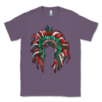 Lavender mexican flag indian headdress Classic Tee - RanaPortraitStore