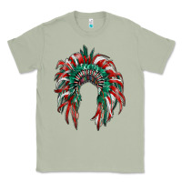 Matcha mexican flag indian headdress Classic Tee - RanaPortraitStore