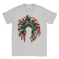 Moon Dust mexican flag indian headdress Classic Tee - RanaPortraitStore