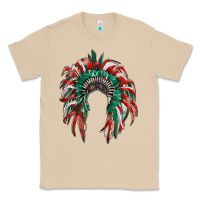 Mushroom mexican flag indian headdress Classic Tee - RanaPortraitStore