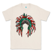 Natural mexican flag indian headdress Classic Tee - RanaPortraitStore