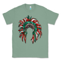 Sage mexican flag indian headdress Classic Tee - RanaPortraitStore