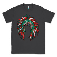 Smoke mexican flag indian headdress Classic Tee - RanaPortraitStore