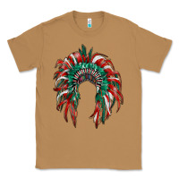Toasted Coconut mexican flag indian headdress Classic Tee - RanaPortraitStore