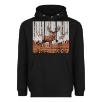 Black reinder Heavyweight Hoodie - JahusDesignShop