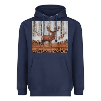 Navy reinder Heavyweight Hoodie - JahusDesignShop
