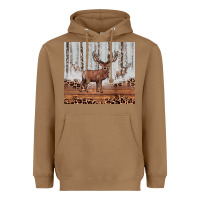 Toasted Coconut reinder Heavyweight Hoodie - JahusDesignShop