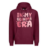 Burgundy in my grandma era Premium Hoodie - MaliasSmallBusiness