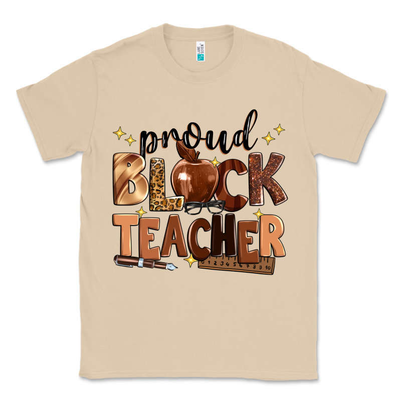 Proud Black Teacher Classic Tee by Zillion Design Studio | Teevron