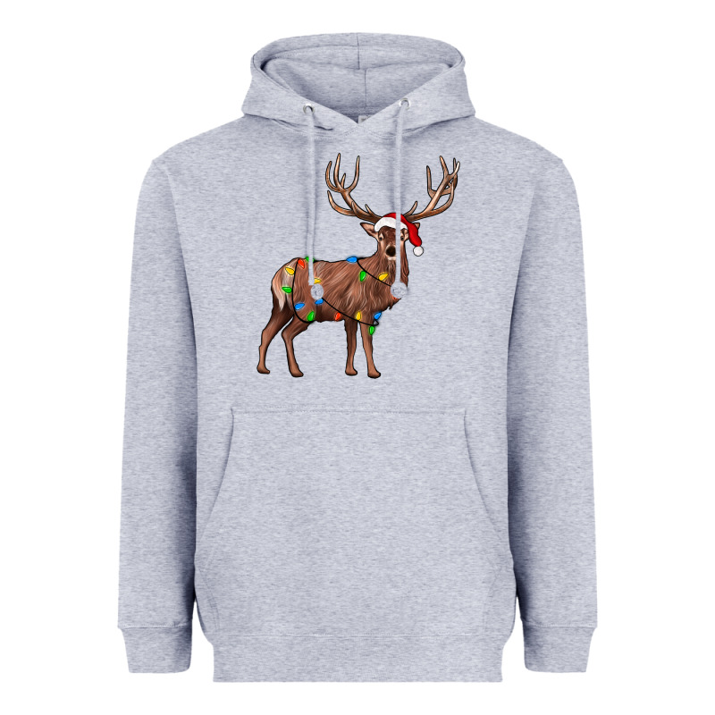 Reindeer Heavyweight Hoodie by JahusDesignShop | Teevron