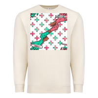 Sandshell Nurse Gloves Seamless Pattern Premium Sweatshirt - BundleAndBundleShop