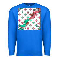True Royal Nurse Gloves Seamless Pattern Premium Sweatshirt - BundleAndBundleShop
