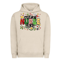 Pigment French Oak resting nurse face Urban Hoodie - MaliasSmallBusiness
