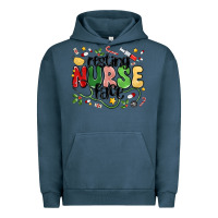 Pigment Midnight Navy resting nurse face Urban Hoodie - MaliasSmallBusiness