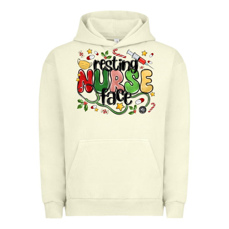 Resting Nurse Face Urban Hoodie by MaliasSmallBusiness | Teevron