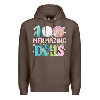 Coffee 100 mermazing days Premium Hoodie - MaliasSmallBusiness