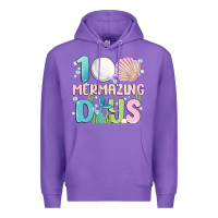 Purple 100 mermazing days Premium Hoodie - MaliasSmallBusiness