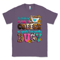 Lavender i'm holding a cup of coffee so yeah i'm pretty bus Classic Tee - Zillion Design Studio