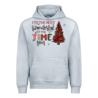 Heather Grey its the most wonderful time of the year Urban Hoodie - MaliasSmallBusiness