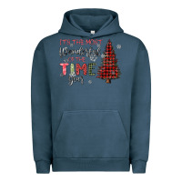 Pigment Midnight Navy its the most wonderful time of the year Urban Hoodie - MaliasSmallBusiness
