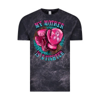 Cloud Black my mother is a fighter Vintage Tee - BarkalooDesign