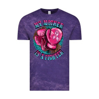 Cloud Purple my mother is a fighter Vintage Tee - BarkalooDesign