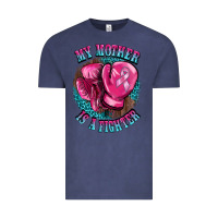 Vintage Denim my mother is a fighter Vintage Tee - BarkalooDesign