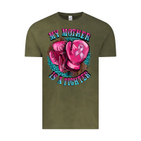 Vintage Olive my mother is a fighter Vintage Tee - BarkalooDesign