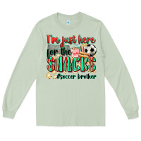 Matcha i'm just here for the snacks #soccer  brother Long Sleeve Tee - Zillion Design Studio