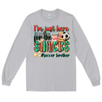 Moon Dust i'm just here for the snacks #soccer  brother Long Sleeve Tee - Zillion Design Studio