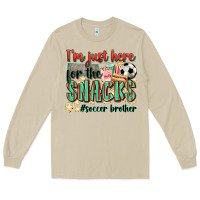 Mushroom i'm just here for the snacks #soccer  brother Long Sleeve Tee - Zillion Design Studio