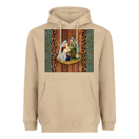 Mushroom jesus Heavyweight Hoodie - JahusDesignShop
