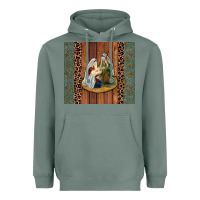 Sage jesus Heavyweight Hoodie - JahusDesignShop