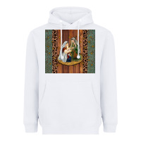 White jesus Heavyweight Hoodie - JahusDesignShop