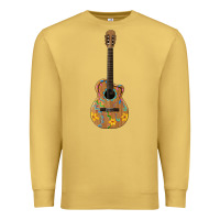 Antique Gold mexican guitar Premium Sweatshirt - Artiststas