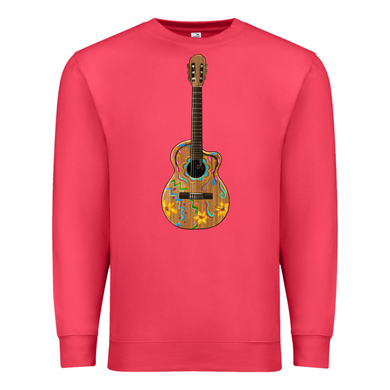 Mexican Guitar Premium Sweatshirt by Artiststas | Teevron