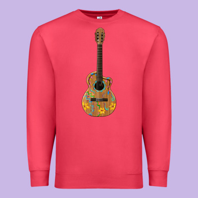 Mexican Guitar Premium Sweatshirt Designed By Artiststas
