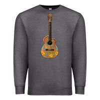 Charcoal Heather mexican guitar Premium Sweatshirt - Artiststas