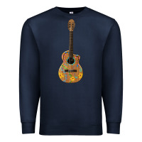 Navy mexican guitar Premium Sweatshirt - Artiststas
