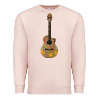 Pale Pink mexican guitar Premium Sweatshirt - Artiststas