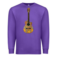 Purple mexican guitar Premium Sweatshirt - Artiststas