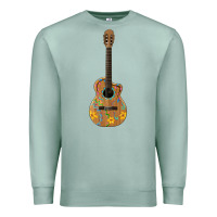 Seafoam mexican guitar Premium Sweatshirt - Artiststas