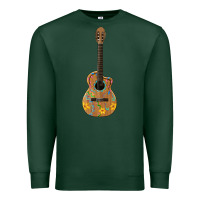 Sports Green mexican guitar Premium Sweatshirt - Artiststas